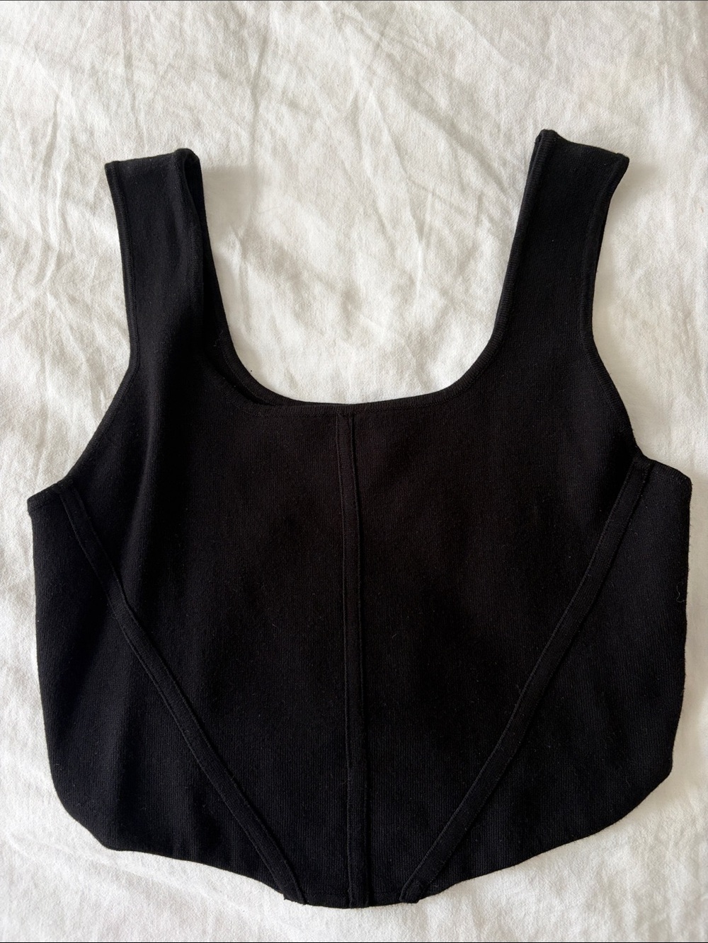 Black xl bustier top